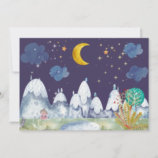 Een roodroodzuigeling kaart (Achterkant)