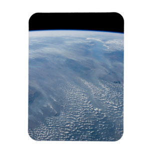 Een rookpluim boven tropisch zuidelijk Afrika. Magneet