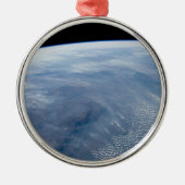 Een rookpluim boven tropisch zuidelijk Afrika. Metalen Ornament (Voorkant)