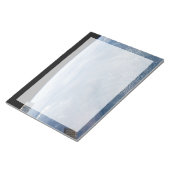 Een rookpluim boven tropisch zuidelijk Afrika. Notitieblok (Schuin)