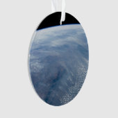 Een rookpluim boven tropisch zuidelijk Afrika. Ornament (voorkant)