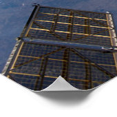 Een rookpluim boven tropisch zuidelijk Afrika. Poster (Hoek)