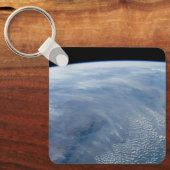 Een rookpluim boven tropisch zuidelijk Afrika. Sleutelhanger (Voorkant)