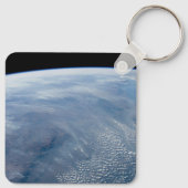 Een rookpluim boven tropisch zuidelijk Afrika. Sleutelhanger (Achterkant)