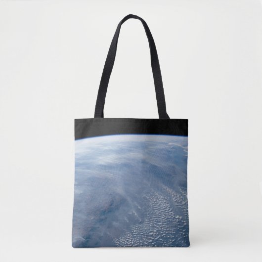 Een rookpluim boven tropisch zuidelijk Afrika. Tote Bag (Voorkant)