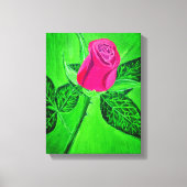 Een roos canvas kunst (Voorkant)