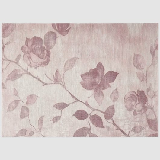 Een Roos en Kant Serie Design #12 Tissuepapier (Voorkant)