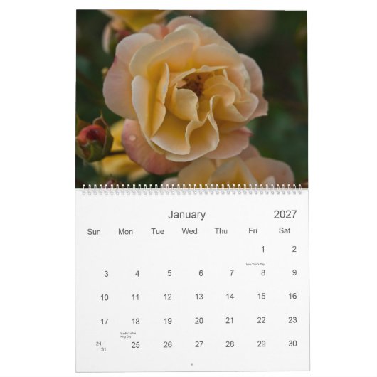 Een Roos Garden 2010-agenda Kalender (Jan 2027)