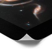 Een Roos gemaakt van sterrenstelsels - Hubble ruim Poster (Hoek)