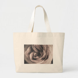 Een roos grote tote bag