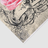 Een roos in Parijs Tissuepapier (Detail)