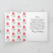 Eén Roos, Kaart op de geboorte (Binnen)