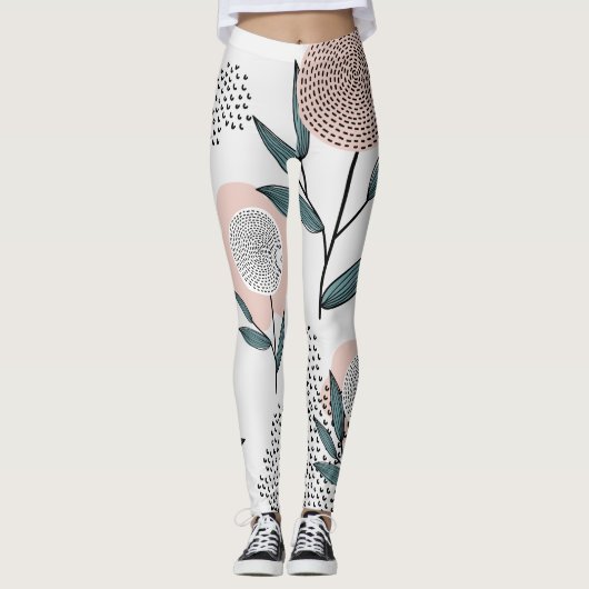 Een roos leggings (Voorkant)
