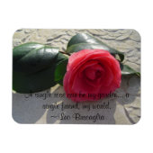 Eén Roos Magneet (Horizontaal)