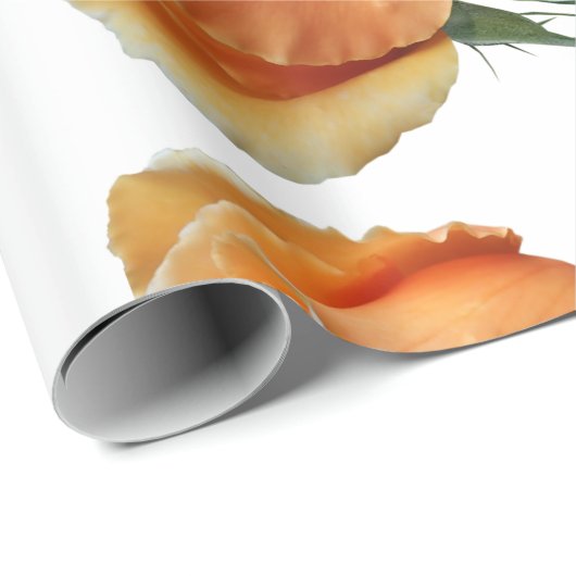 Eén roos snijden cadeaupapier (Rol Hoek)