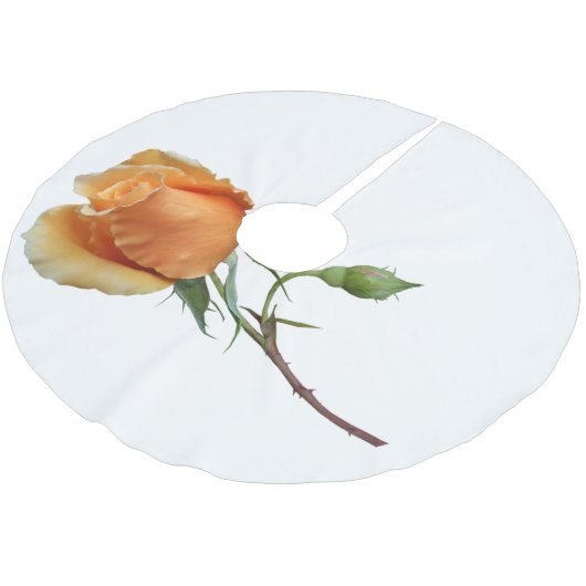 Eén roos snijden kerstboom rok (Gekanteld)