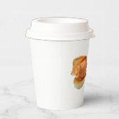 Eén roos snijden papieren bekers (Rechts)