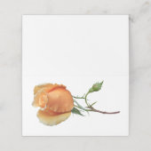 Eén roos snijden plaatskaartje (Buitenkant ongevouwen)