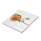 Eén roos snijden tegeltje (Zijkant)