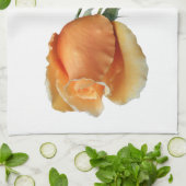 Eén roos snijden theedoek (Gevouwen)