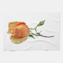 Eén roos snijden theedoek