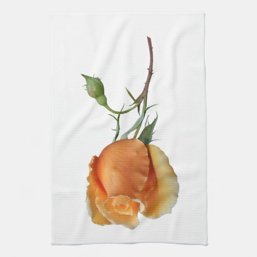 Eén roos snijden theedoek (Verticaal)