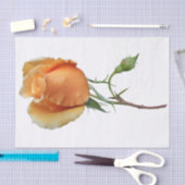 Eén roos snijden tissuepapier (Craft)