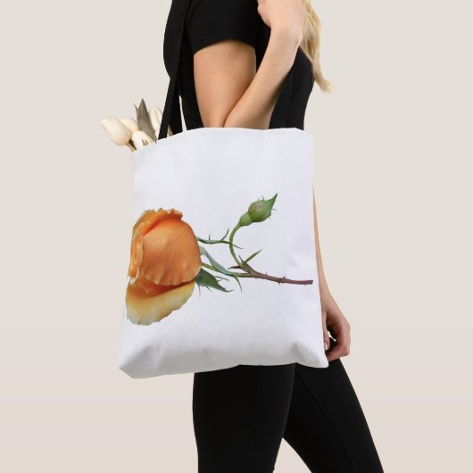 Eén roos snijden tote bag (Dichtbij)