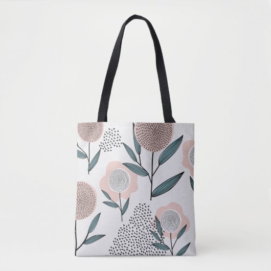 Een roos tote bag (Voorkant)