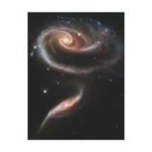 Een roos van sterrenstelsels