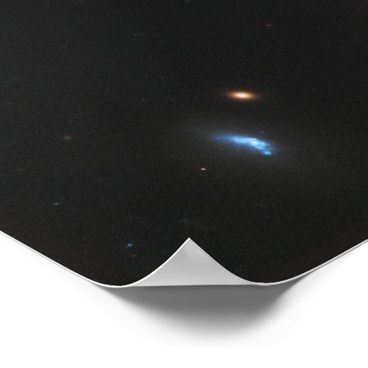 Een Roos van sterrenstelsels Poster (Hoek)