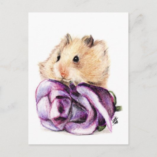 Een Roos voor mama Briefkaarten (Voorkant)