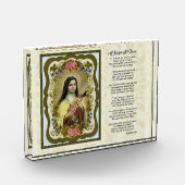 Een Roos voor St. Therese Poem Fotoblokken (Links)