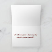 Een roos, vrolijke Moederdag! Kaart (Binnen)