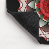 Een Roos zonder Thorns Mandala Mousepad Muismat (Hoek)