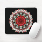 Een Roos zonder Thorns Mandala Mousepad Muismat (Met muis)