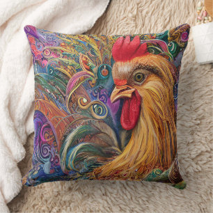 Een Rooster's Enduring Gloriness Kussen