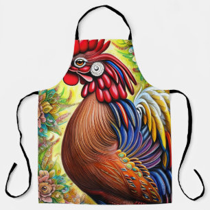Een Rooster's Magnificence - een Timeless reis Schort