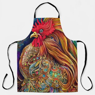 Een Rooster's Regal Beauty Schort