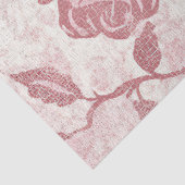 Een Rose and Lace Serie Design #11 Tissuepapier (Detail)