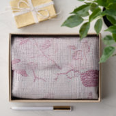 Een Rose and Lace Serie Ontwerp #9 Tissuepapier (Geschenk)