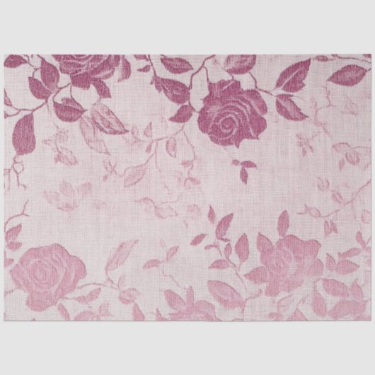 Een Rose and Lace Serie Ontwerp #9 Tissuepapier (Voorkant)