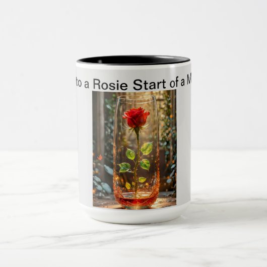 Een Rosie begin van een ochtend Mok (Midden)