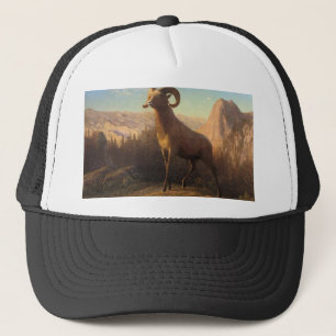 een rotsachtig bergschaap, Bierstadt Albert Trucker Pet