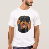 Een rottweiler t-shirt (Voorkant)