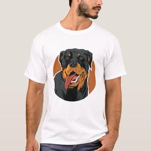 Een rottweiler t-shirt (Voorkant)