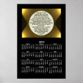 Een Round Tuit kalender ~ afdruk Poster (Voorkant)