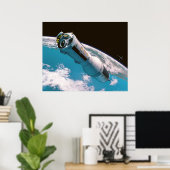 Een routinevliegtuig naar de maan poster (Thuiskantoor)