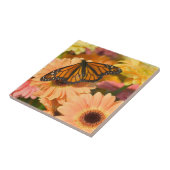 Een rouwbare cloak-vlinder tegeltje (Zijkant)