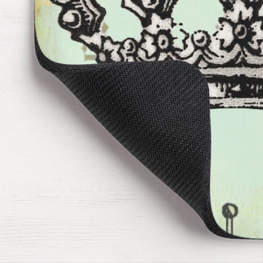 een RoYaL CRoWN geschikt voor een QUeeN Muismat (Hoek)